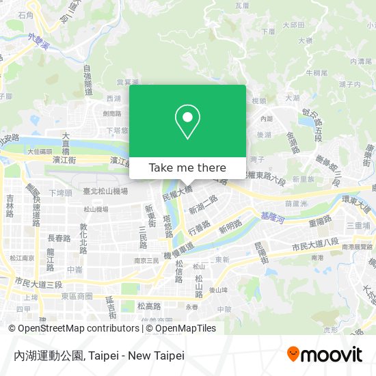 內湖運動公園 map