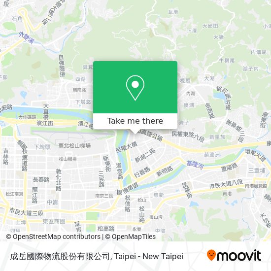 成岳國際物流股份有限公司 map