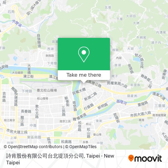 詩肯股份有限公司台北堤頂分公司 map