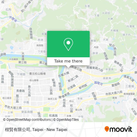 楷賢有限公司 map