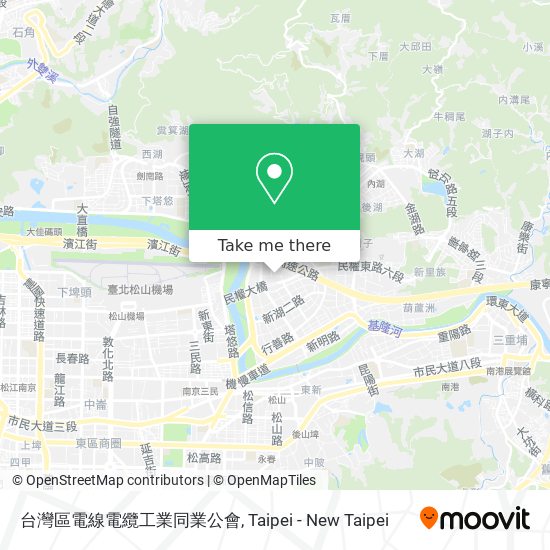 台灣區電線電纜工業同業公會地圖