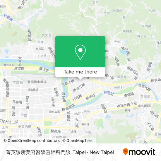 菁英診所美容醫學暨婦科門診 map