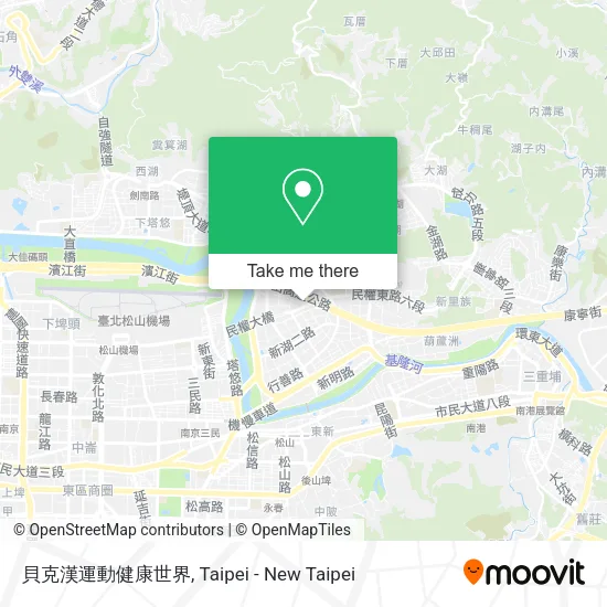 貝克漢運動健康世界地圖