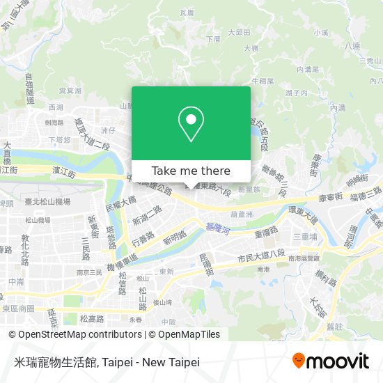 米瑞寵物生活館地圖