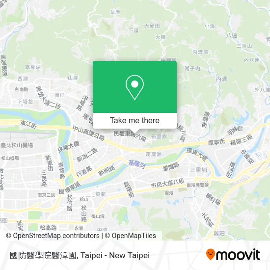 國防醫學院醫澤園 map