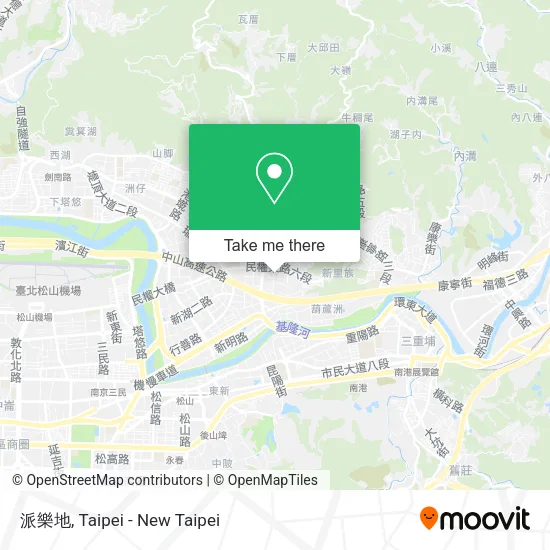 派樂地地圖
