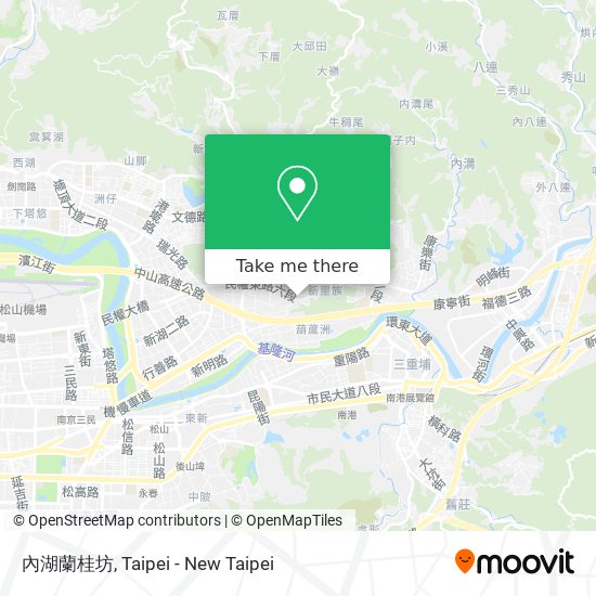 內湖蘭桂坊 map