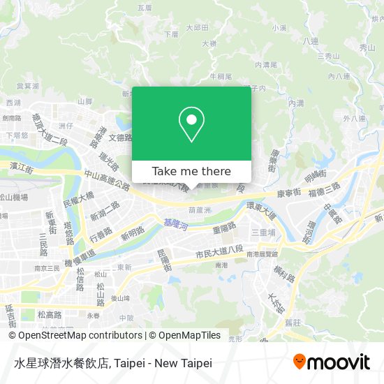 水星球潛水餐飲店 map