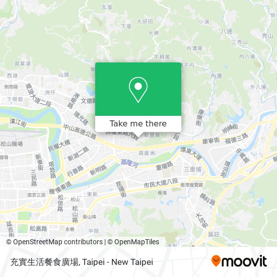 充實生活餐食廣場 map