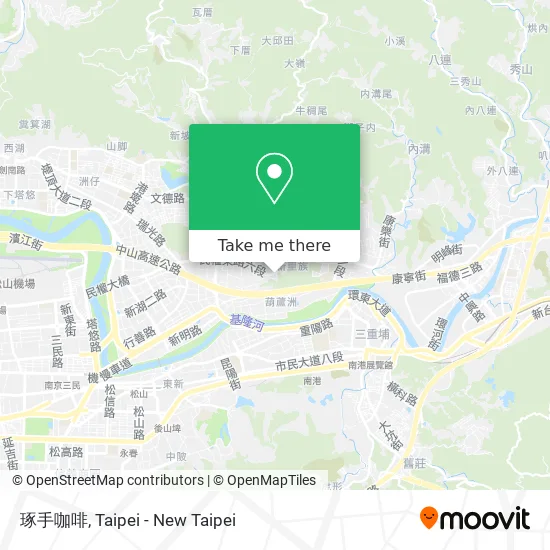 琢手咖啡 map