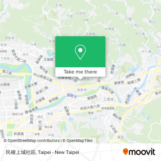 民權上城社區 map