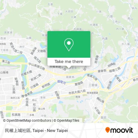 民權上城社區 map
