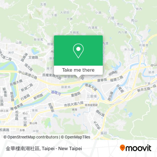 金華樓南湖社區 map