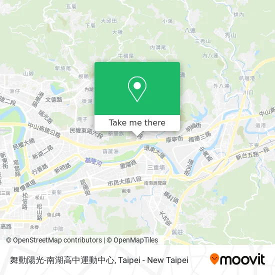 舞動陽光-南湖高中運動中心 map