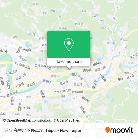 南湖高中地下停車場地圖