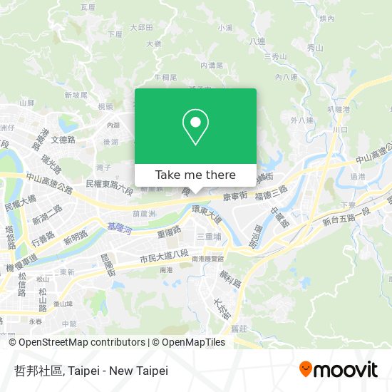 哲邦社區 map