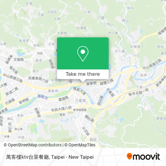 萬客樓ktv台菜餐廳地圖