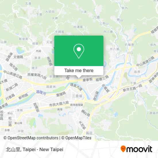 北山里地圖