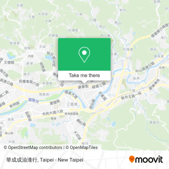 華成成油漆行地圖
