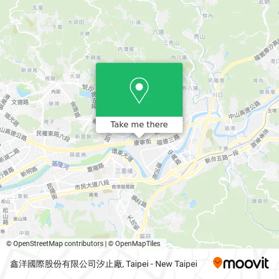 鑫洋國際股份有限公司汐止廠 map
