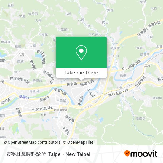 康寧耳鼻喉科診所 map