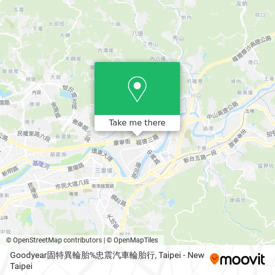 Goodyear固特異輪胎%忠震汽車輪胎行 map