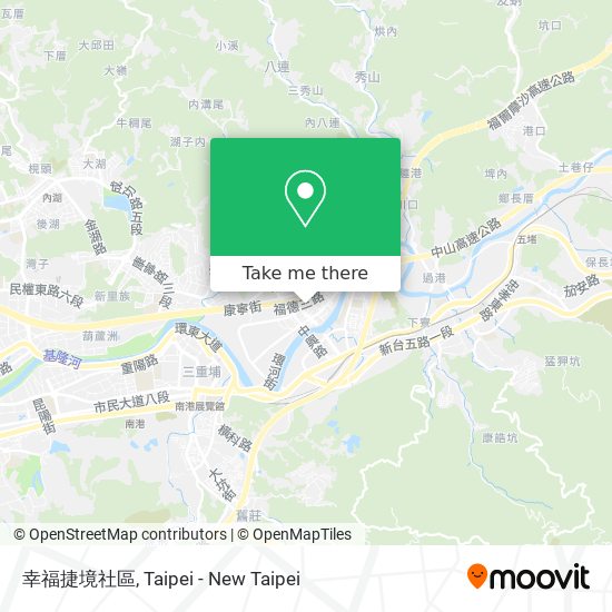 幸福捷境社區地圖