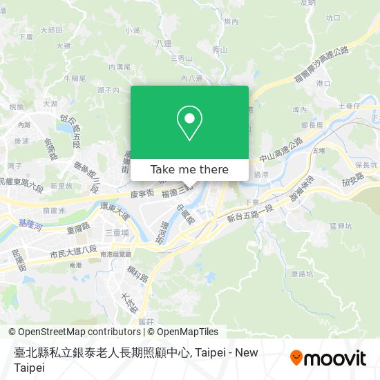 臺北縣私立銀泰老人長期照顧中心 map