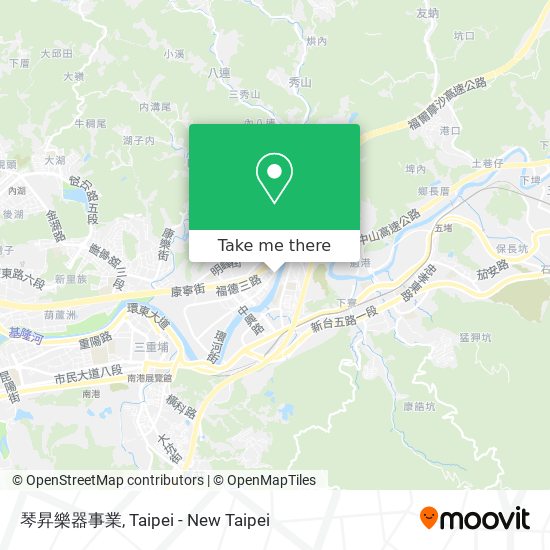 琴昇樂器事業 map