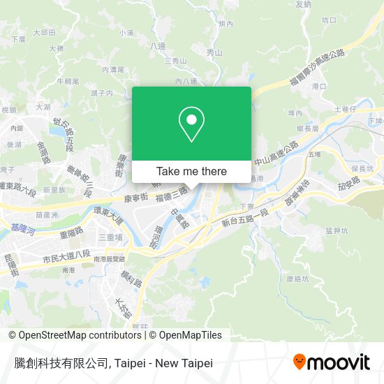 騰創科技有限公司地圖