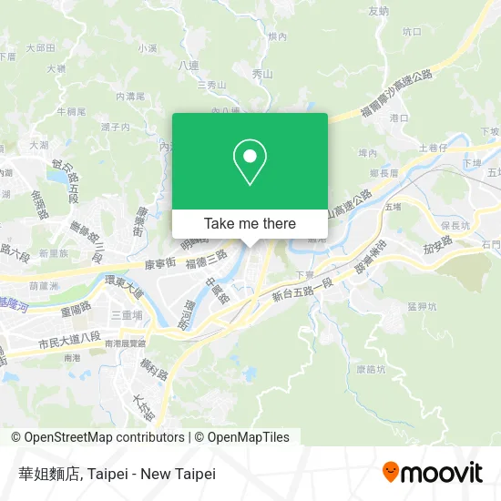華姐麵店 map