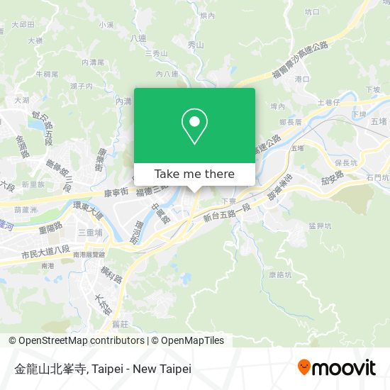 金龍山北峯寺 map