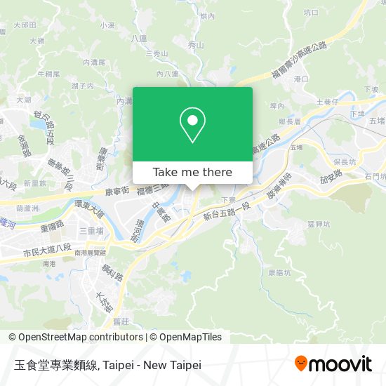 玉食堂專業麵線 map