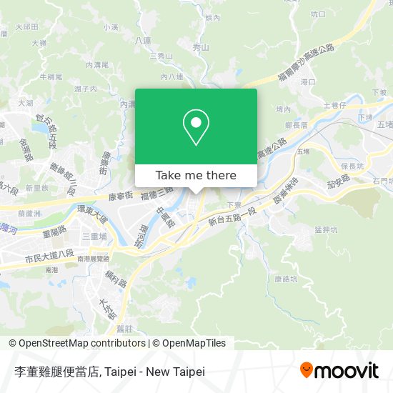 李董雞腿便當店 map