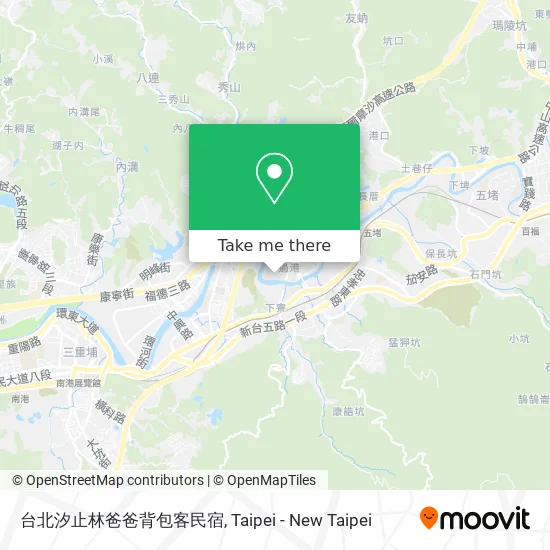 台北汐止林爸爸背包客民宿 map