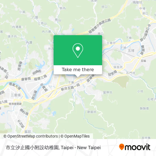 市立汐止國小附設幼稚園地圖