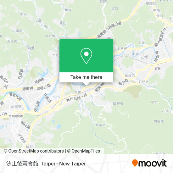汐止後憲會館地圖