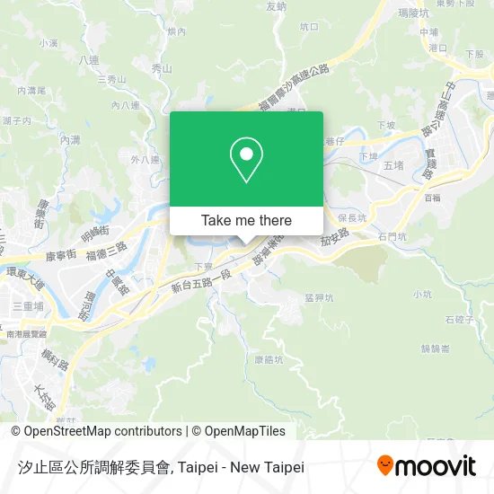 汐止區公所調解委員會地圖