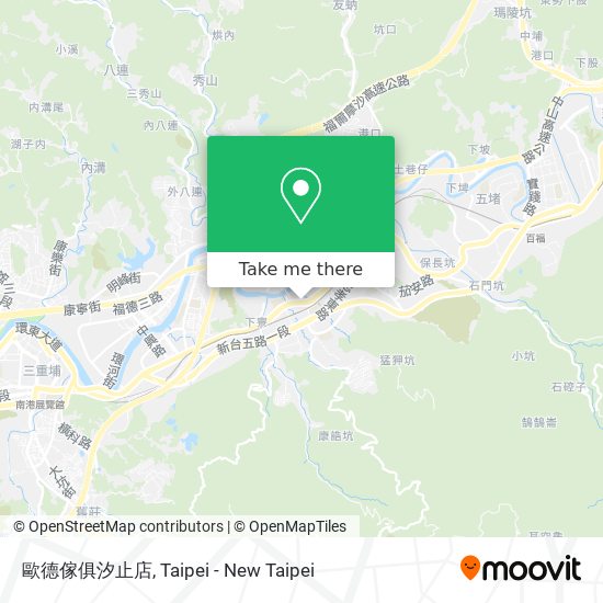 歐德傢俱汐止店 map