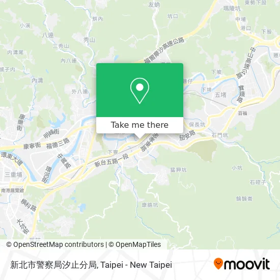 新北市警察局汐止分局地圖