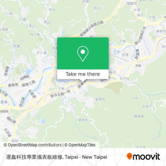 運鑫科技專業儀表板維修地圖