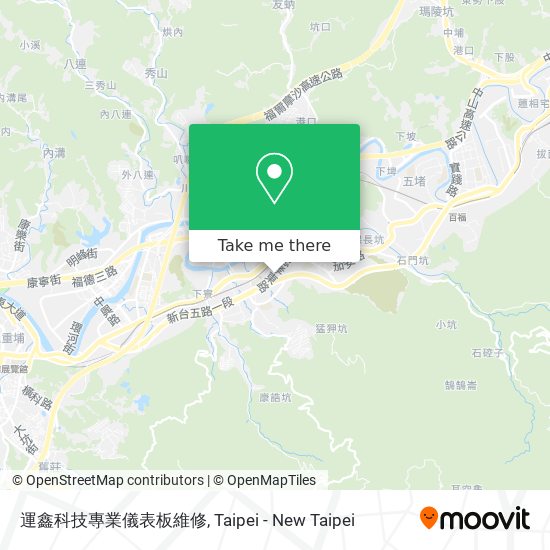 運鑫科技專業儀表板維修 map