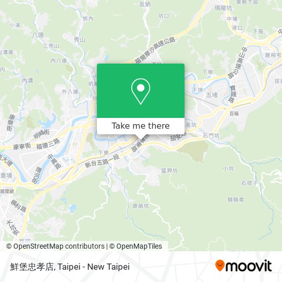 鮮堡忠孝店 map