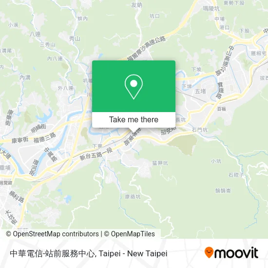 中華電信-站前服務中心地圖