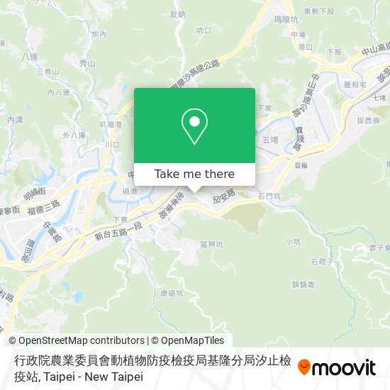 行政院農業委員會動植物防疫檢疫局基隆分局汐止檢疫站 map