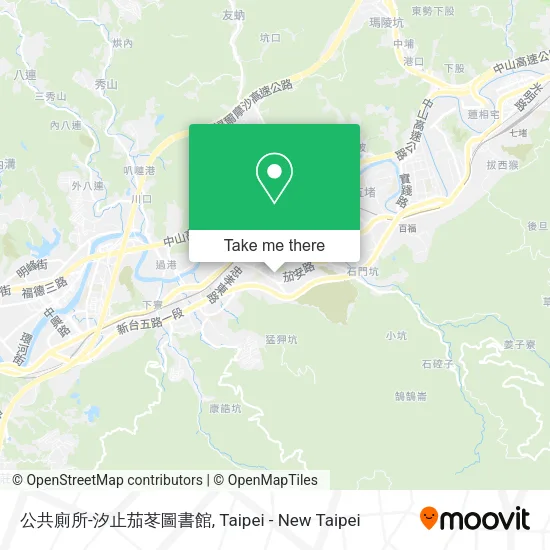 公共廁所-汐止茄苳圖書館地圖