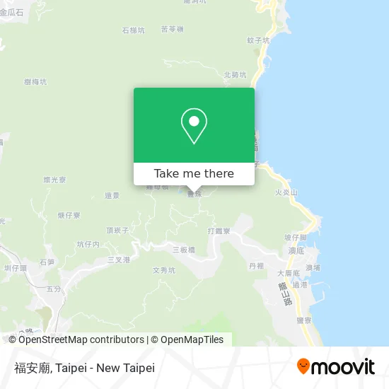 福安廟 map