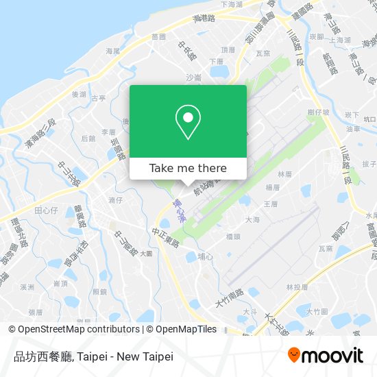 品坊西餐廳地圖