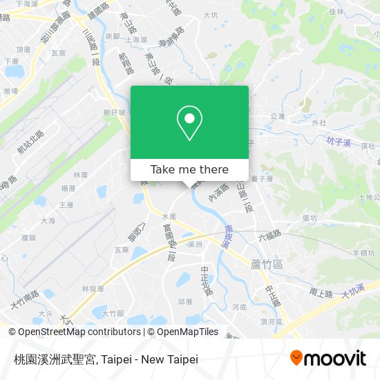 桃園溪洲武聖宮 map