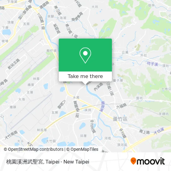 桃園溪洲武聖宮 map
